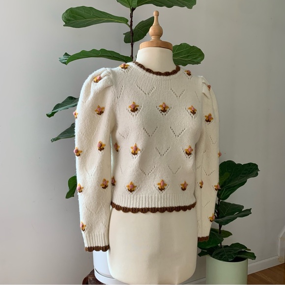 Zara Sweaters - NWT Zara embroidered jumper sweater